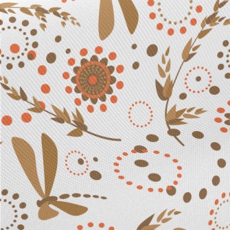 Dragonfly And Branch Twill