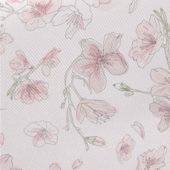 Hand Drawn Watercolor Cherry B Twill