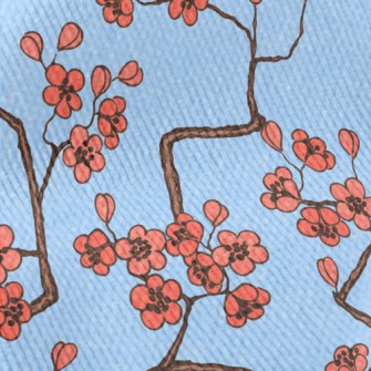 Watercolor Cherry Blossom Patt Standard Corduroy