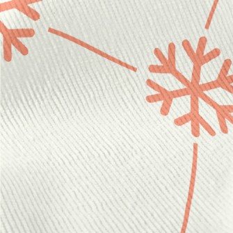 Christmas Snowflakes Standard Corduroy