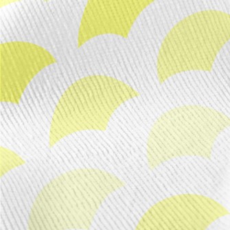 Yellow Geometric Semicircle Standard Corduroy