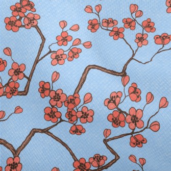 Watercolor Cherry Blossom Patt Dobby