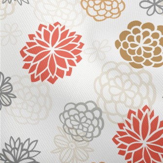 Hand Drawn Japanese Flowers Dobby