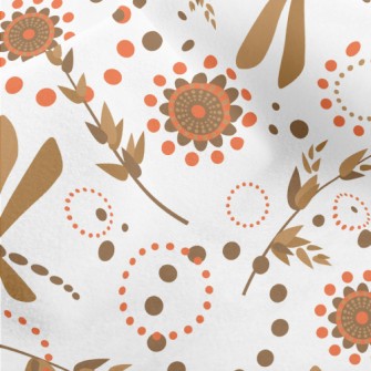 Dragonfly And Branch Micro Fleece