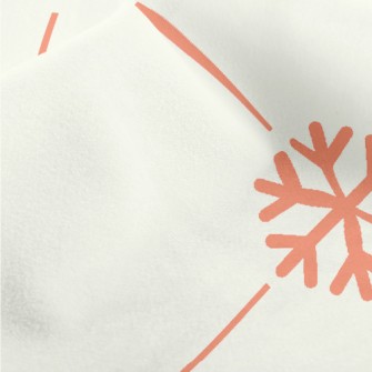 Christmas Snowflakes Micro Fleece
