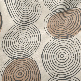 Hand Drawn Circular Pattern Minky