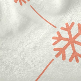 Christmas Snowflakes Minky