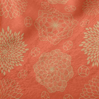 Japanese Style Gorgeous Flower Minky