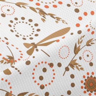 Dragonfly And Branch Piqué