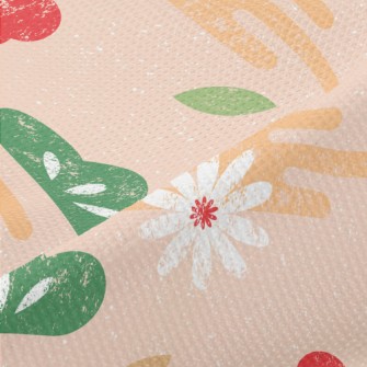 Hand Drawn Japanese Pattern Piqué