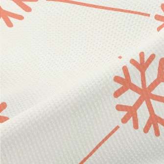 Christmas Snowflakes Piqué