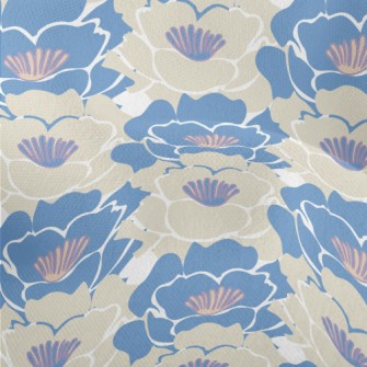 Abstract Lily Pattern Lightweight Performance Linen