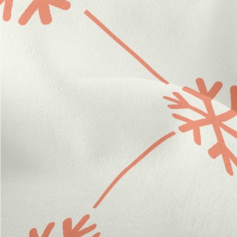 Christmas Snowflakes Lightweight Performance Linen