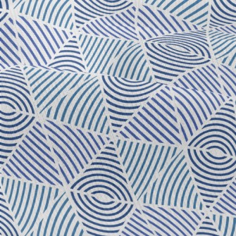 Blue Line Pattern Modern Jersey