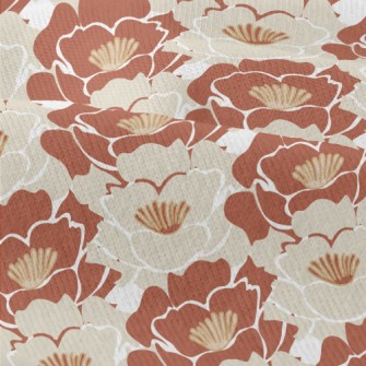 Beautiful Red And White Lily Modern Jersey