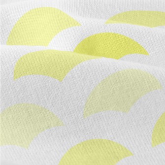 Yellow Geometric Semicircle Modern Jersey