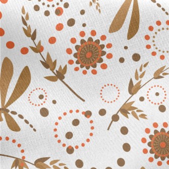 Dragonfly And Branch Jersey Backed Fleece