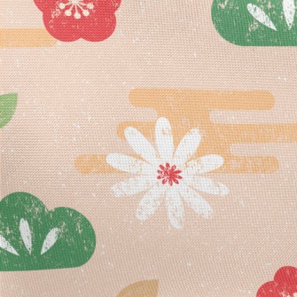 Hand Drawn Japanese Pattern Pongee