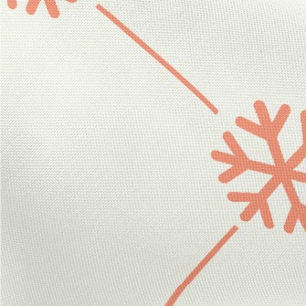 Christmas Snowflakes Pongee