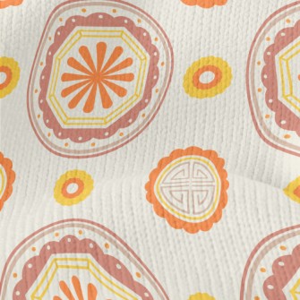 Bright Korean Pattern Stretch Jersey