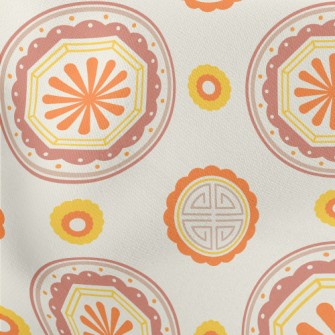 Bright Korean Pattern Lightweight Cotton Poplin