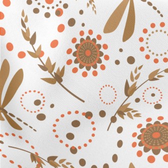 Dragonfly And Branch Lightweight Cotton Poplin