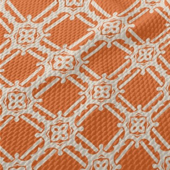 Irregular Decorative Rhombus Birdseye Piqué