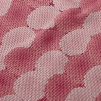 Red And Pink Hydrangea Birdseye Piqué