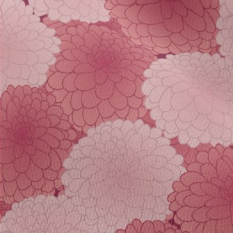 Red And Pink Hydrangea Chiffon