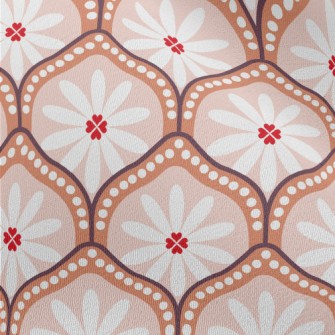 Scaly Elegant Flowers Chiffon