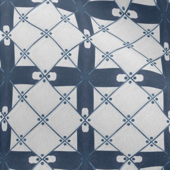 Hand Painted Tile Pattern Chiffon