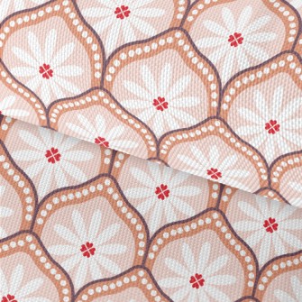 Scaly Elegant Flowers Waterproof Oxford