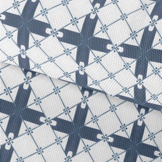 Hand Painted Tile Pattern Waterproof Oxford
