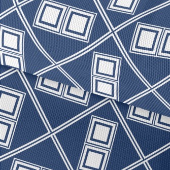 Geometric Lines And Squares Waterproof Oxford
