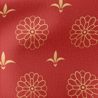 Chinese Floral Symbols Waterproof Canvas