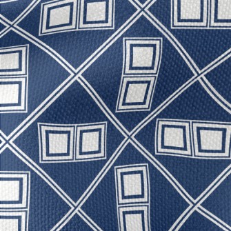 Geometric Lines And Squares Waterproof Canvas