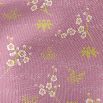Elegant Japanese Cherry Blosso Waterproof Canvas