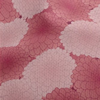 Red And Pink Hydrangea Athletic Mesh Flat Back