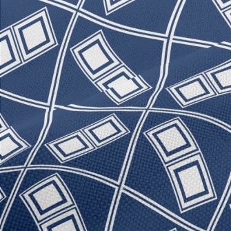 Geometric Lines And Squares Performance Linen