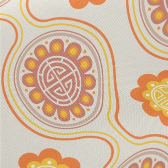 Korean Traditional Symbols Twill