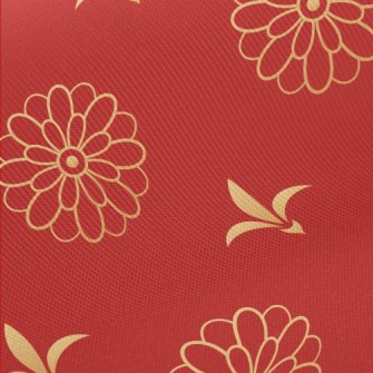 Chinese Floral Symbols Twill