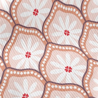 Scaly Elegant Flowers Standard Corduroy