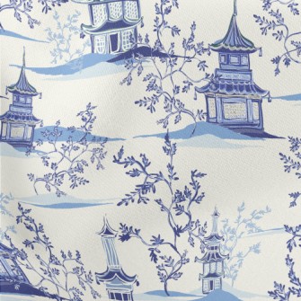 Hand Drawn Chinese Style Build Stretch Ponte