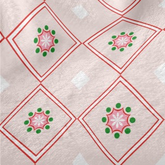 Flower Pattern Diamond Minky