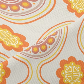 Korean Traditional Symbols Piqué