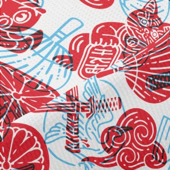 Japanese Style Seal Piqué