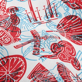 Japanese Style Seal Lightweight Performance Linen