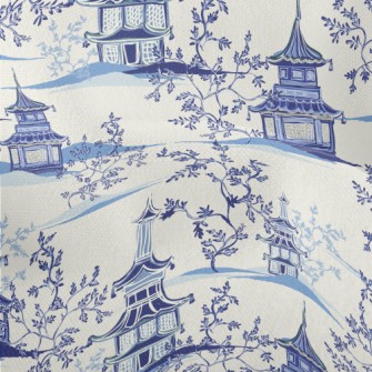 Hand Drawn Chinese Style Build Lightweight Performance Linen