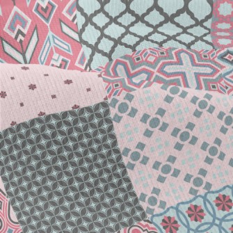 Classic Geometric Patchwork Modern Jersey