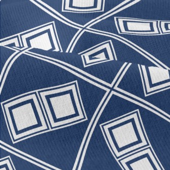 Geometric Lines And Squares Modern Jersey